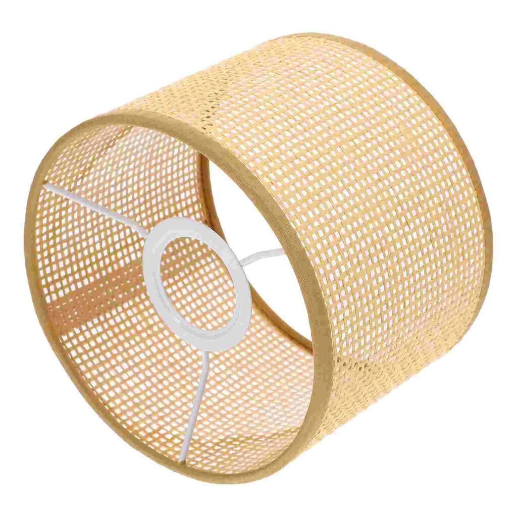 Abat jour lampe de chevet rotin chic et moderne