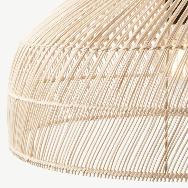 Abat-jour plafonnier rotin créatif au design moderne