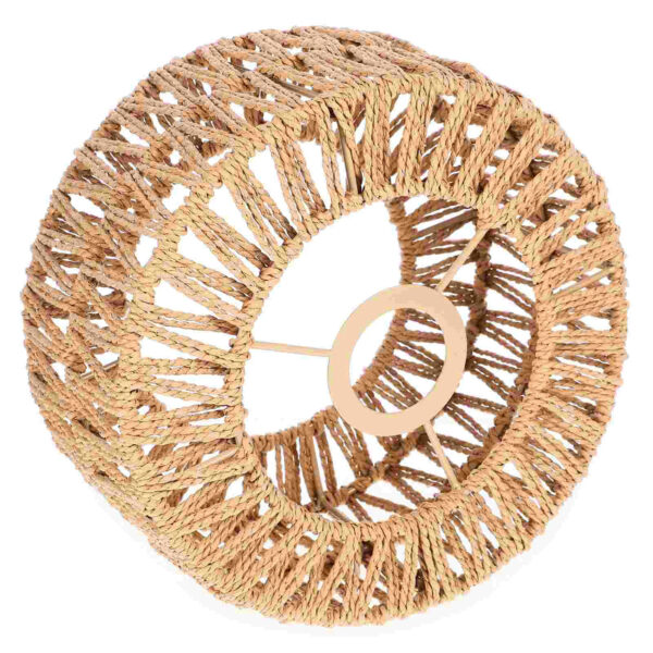 Abat-jour rotin original au design naturel