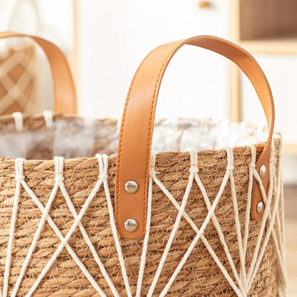 Cache pot en rotin de style moderne