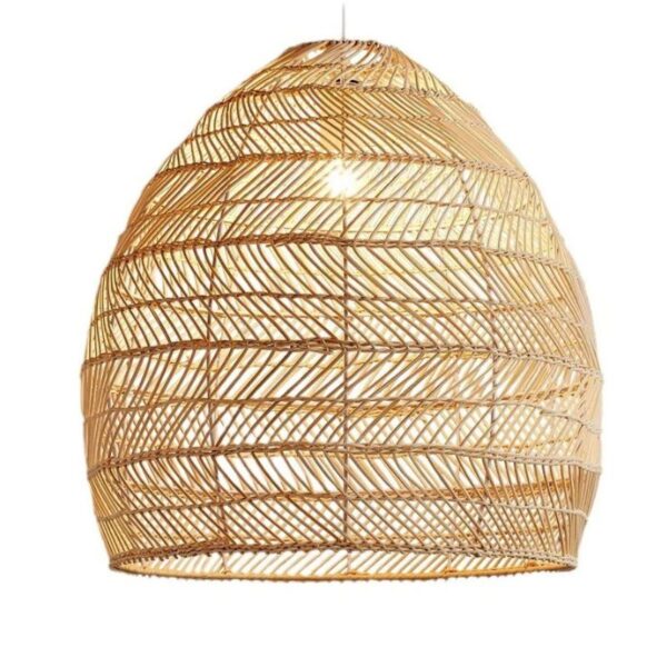 Luminaire plafonnier rotin chic et élégant