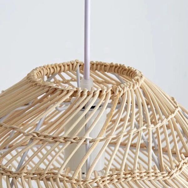 Luminaire plafonnier rotin chic et élégant