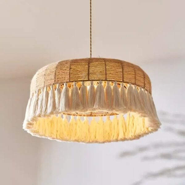 Lustre effet rotin chic et résistant