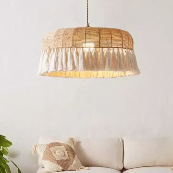 Lustre effet rotin chic et résistant