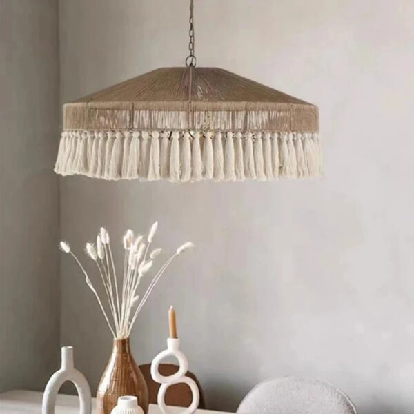 Lustre effet rotin créatif et original