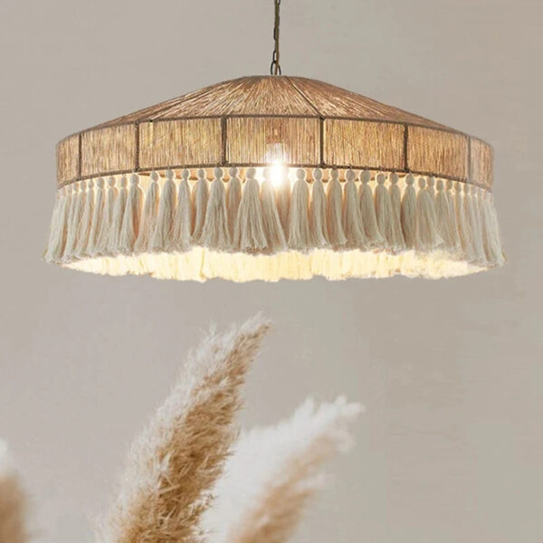 Lustre effet rotin créatif et original