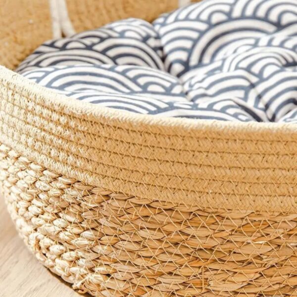 Panier chien rotin amusant et durable