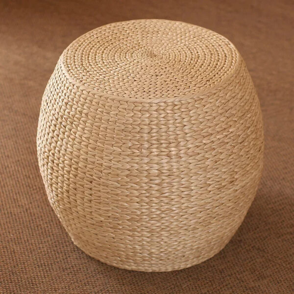 Pouf rotin et osier design et élégant